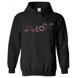 MEOW Cute Classic Unisex Kids and Adults Pullover Hoodie For Cat Lovers									 									 									